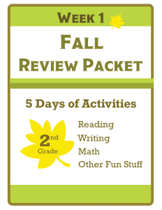 fall-review-packet-2nd-grade-week-1