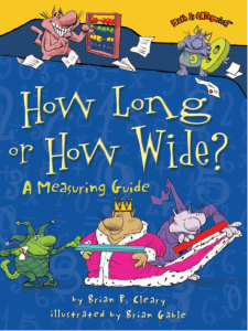 How Long or How Wide A Measuring Guide (Brian P...